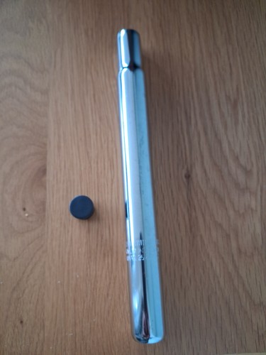 Vintage chrome steel seat post - vintage,
