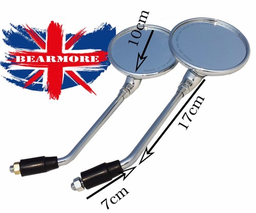 Pair chrome side rear bike - chrome,
