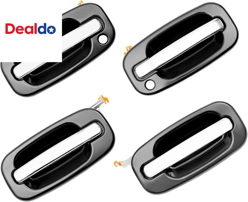4pcs chrome exterior door - exterior,