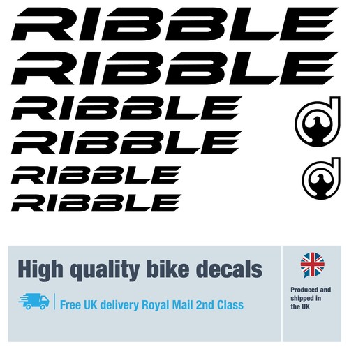 Ribble classic bike decals - ribble,
