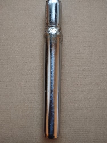 Vintage chrome steel seat - vintage,