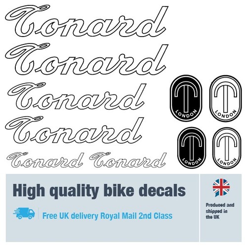 Tonard classic bike decals - bike,
